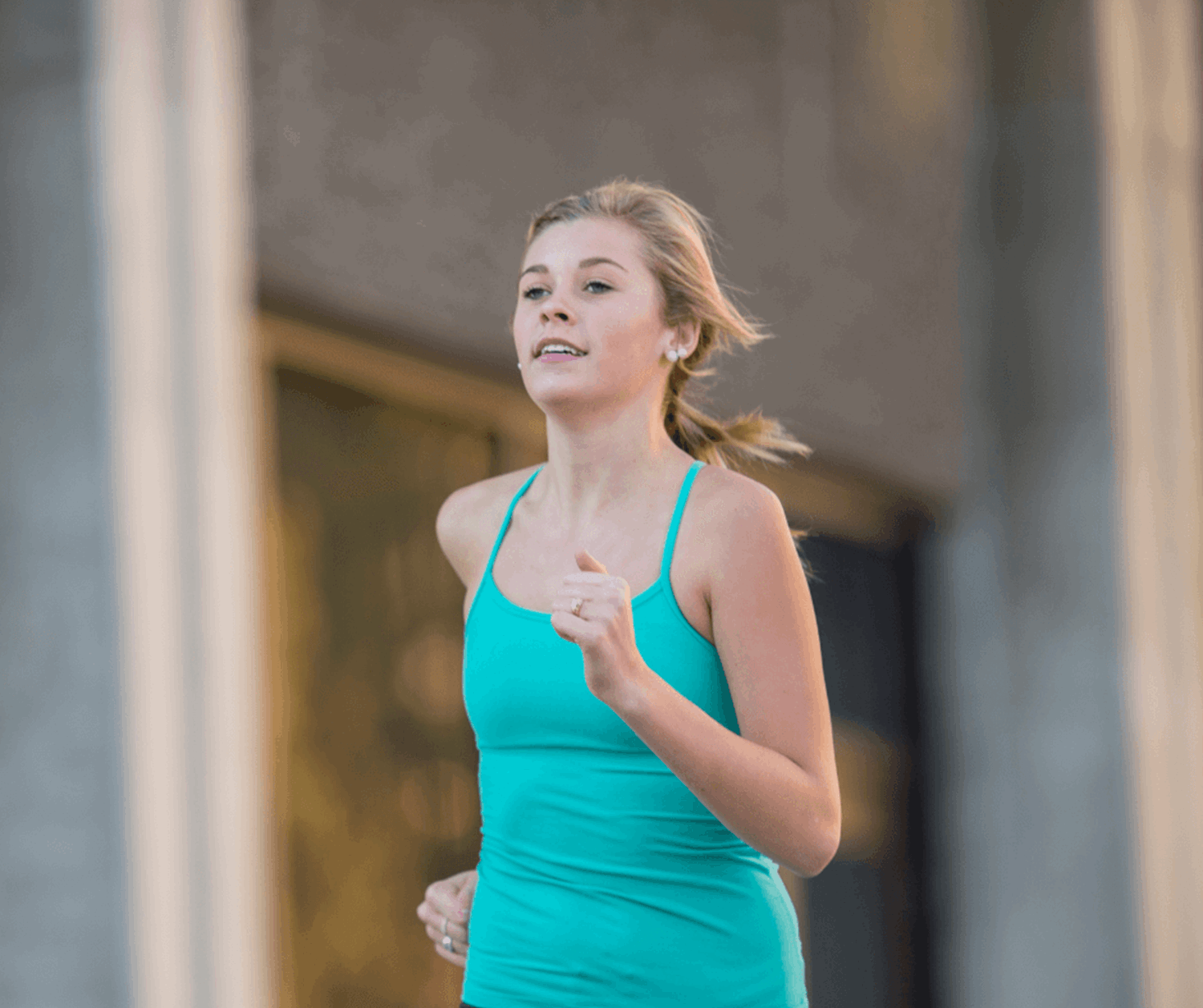 Girl running