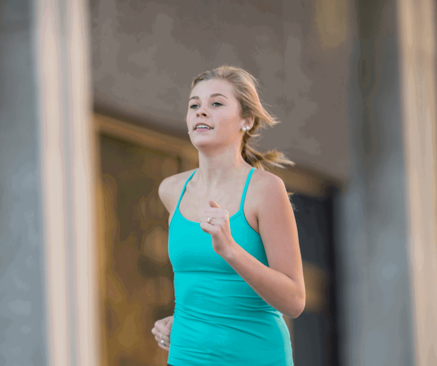 Girl running